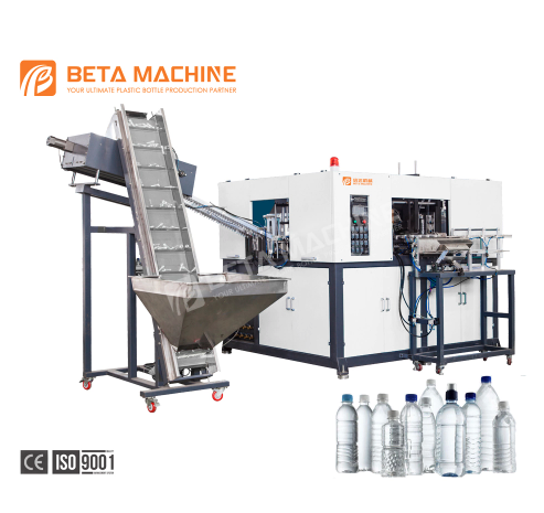 Máquina de soplar una botella